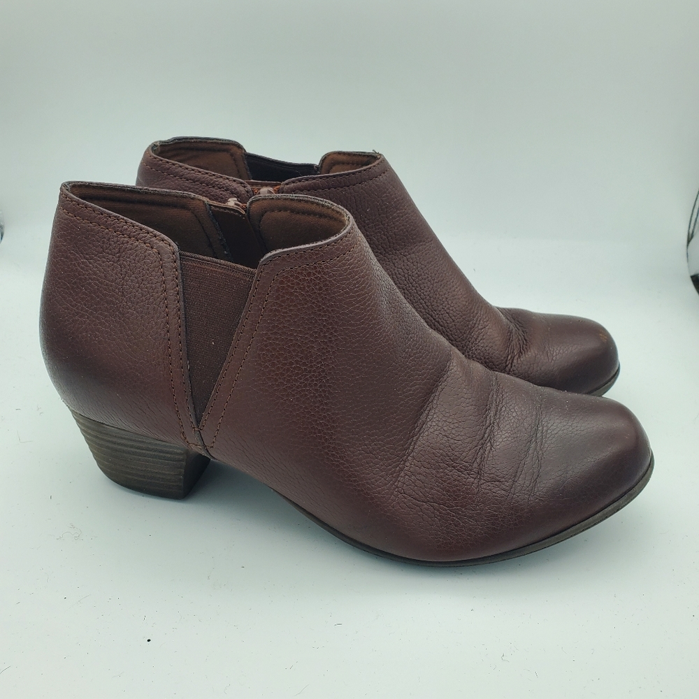 Clarks Heeled Ankle Booties